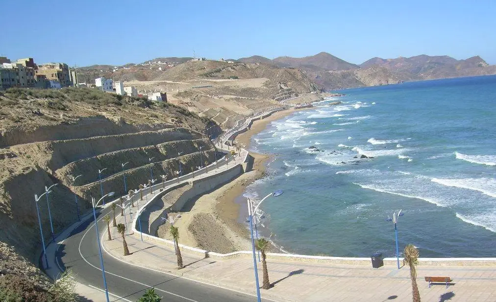 The Mediterranean coastline and mountains of the Rif, from the foundation’s original website